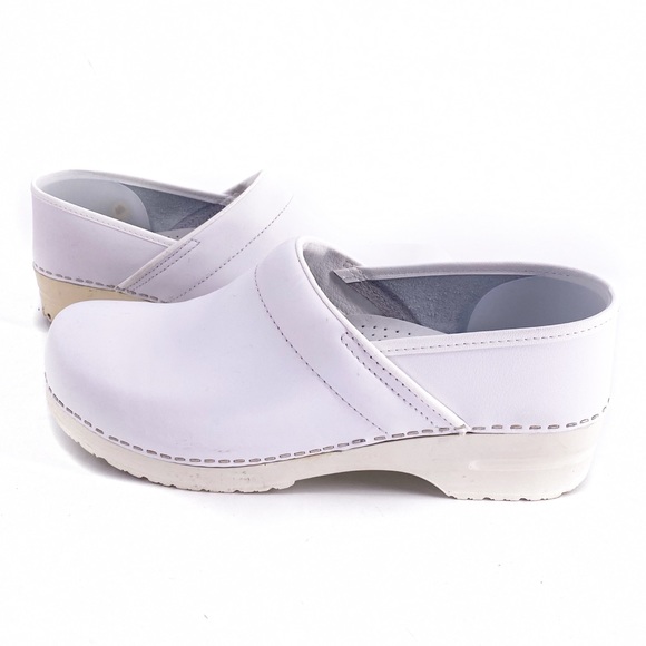 dansko white clogs